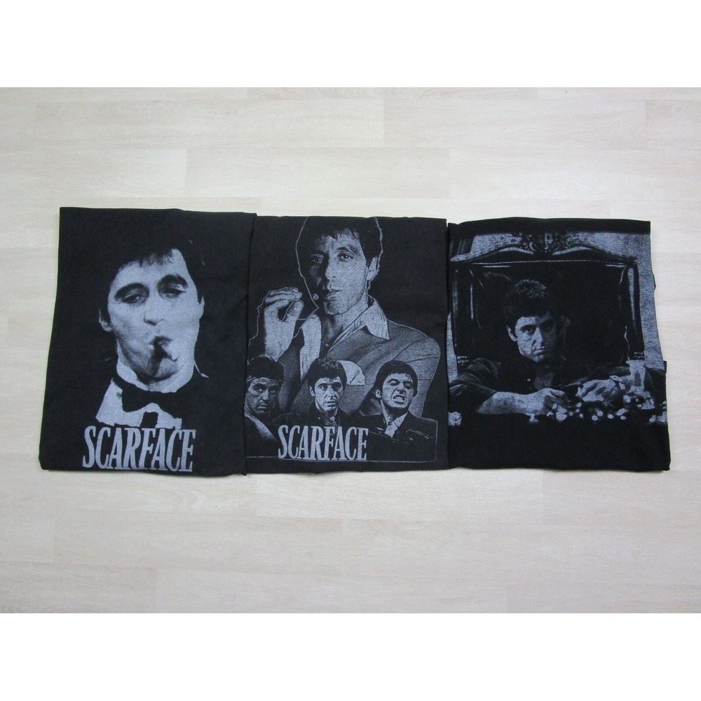 Vintage Scarface Movie Shirt Lot of (3) Men's (2XL) Y2K‎ Streetwear Rap Gangster